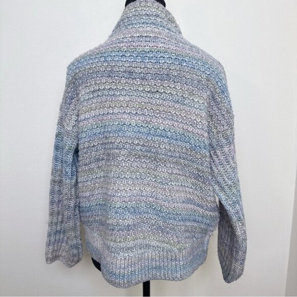 Club Monaco Womens Medium Spacedye Texture Wool-Blend Sweater - Picture 3 of 16